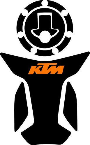 Calcomanía En Resina Tapa Y Tanque Ktm