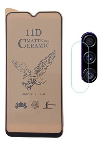 Protector Ceramica Mate + Cam  P/ Samsung Galaxy A30s