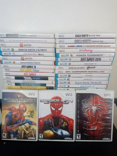 Juego Para Nintendo Wii Spiderman Marvel Avengers Wiiu Wii U