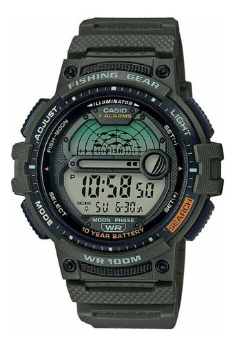 Reloj Casio De Hombre Solar 48mm Ws1200h-3av Original