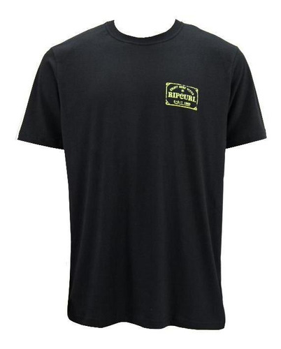 Camiseta Rip Curl Vibe Logo Tee Preto - Masculino