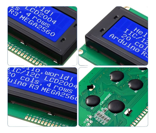 10 X Módulo Display 20x04 20x4 2004 Fundo Azul Modulo I2c