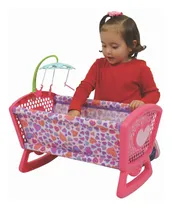 Comprar  Cuna Mecedora Para Muñecas Prinsel Con Móvil Resistente Lun