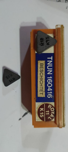 Insert P/ Torno 13 X10 X3m Punta Triangular Oferta X 10 Pzas