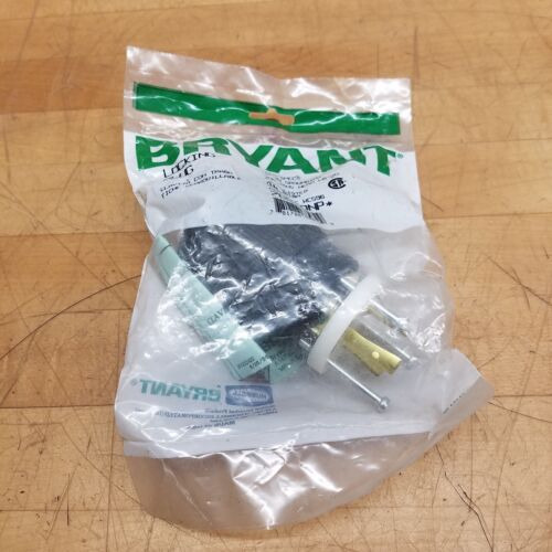 Bryant 70620np Locking Plug, 2p, 3w Grounding, 20a, 250v Qgg