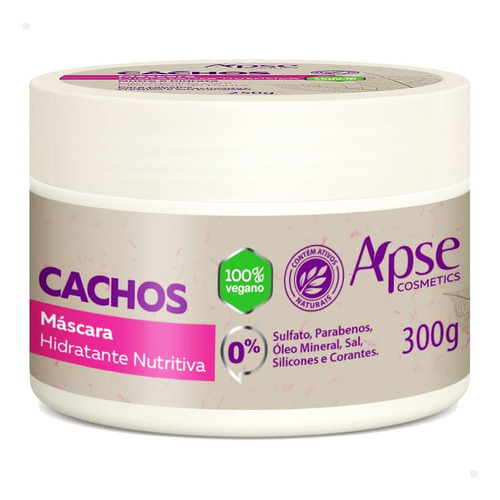 Mascara Cachos Hidratante Capilar Nutritiva 300g Apse