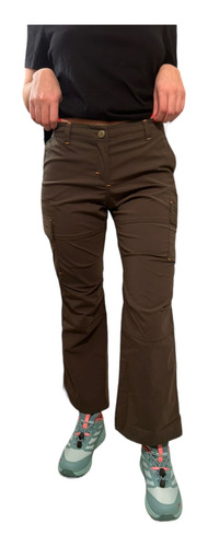 Pantalon De Mujer Cargo Forest Elastizado Secado Rápido Uv50