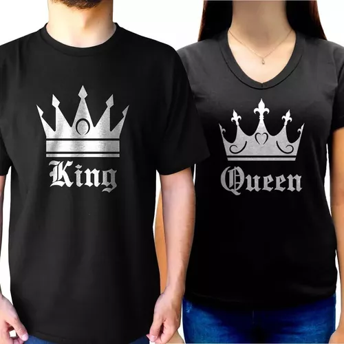 Camiseta Kit Casal King Queen