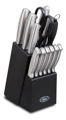 Set De Cuchillos Oster 14 Pzs,bloque,acero Rust Resistente