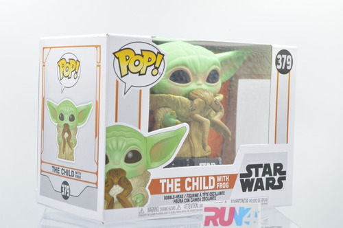 Funko Pop! Sw The Mandalorian - Baby Yoda Con Rana #379