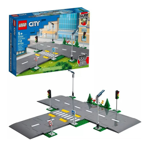 Kit De Construcción Lego City Bases De Carretera 60304 +3