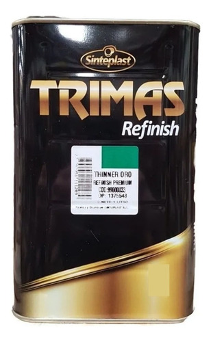 Thinner Oro Refinish Premium Trimas 1lt Automotor Sinteplast