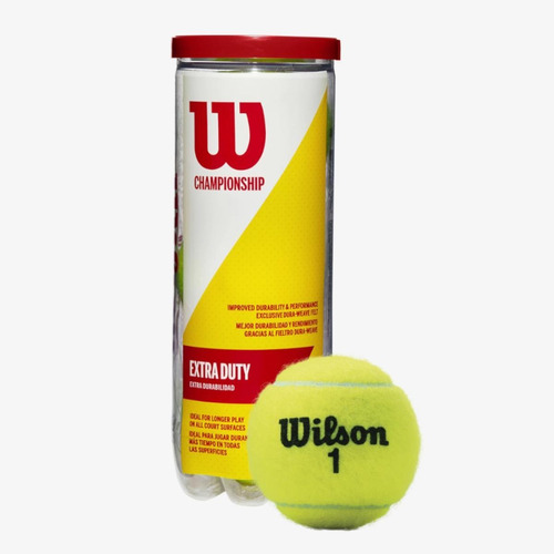 Bola De Tênis Wilson Championship Extra Duty 3 Bolinhas
