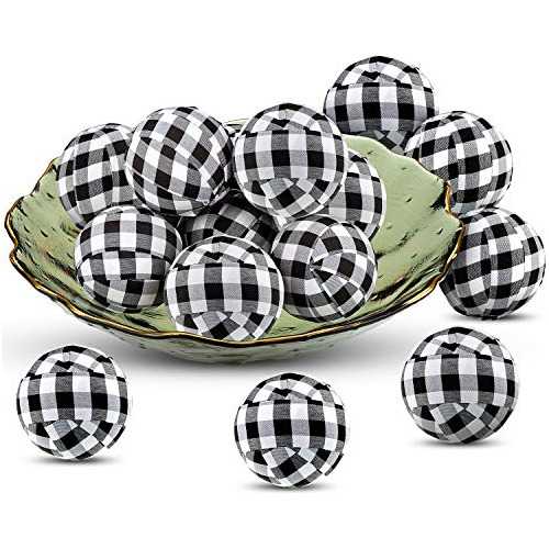 Buffalo Check Balls - Bolas Envueltas Tela Cuadros Navi...