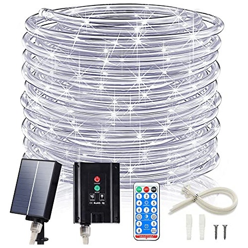 Luces Solares De Cuerda Exteriores, 72 Pies 200 Luces L...