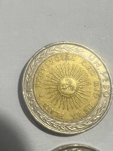 Numismática Moneda Bimetalica Error Pronvingia Año 1995