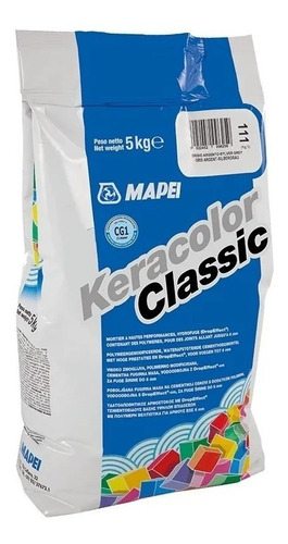 Pastina Keracolor Classic 5kg Color Terracota Mapei Sibaco