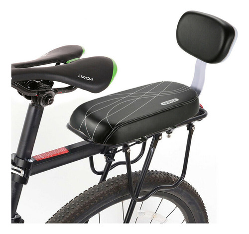 Cojín Para Asiento Trasero De Bicicleta Con Respaldo,