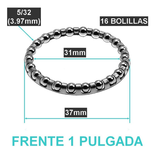 Imagen 2 de 6 de Crapodina Grapodina Direccion De Bicicleta 1 Pulgada Standar