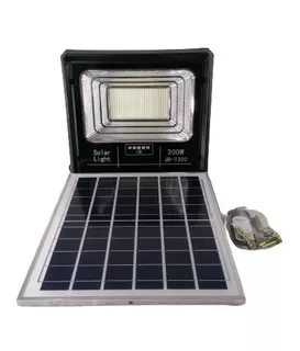 Reflector Lampara Foco Led Con Panel Solar 300 Watts + Contr