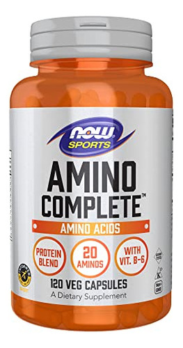 Supplement Now Sports Amino Complete Protein 21 Aminos 120 C