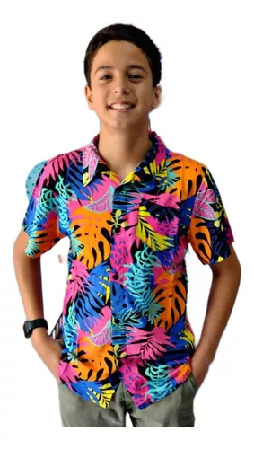 ayuda Alboroto asentamiento Camisa Hawaiana Niño Fibrana Importada De Marca Calidad 100% | MercadoLibre