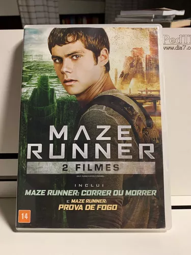 Dvd Maze Runner Correr Ou Morrer + A Prova De Fogo - Lacrado