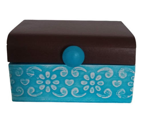 Caja Decorativa Clararte Cjd06 Cofre Joyero Con Textura