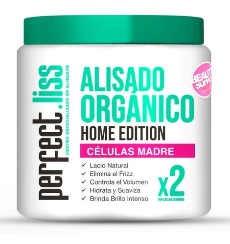 Alisado Orgánico Perfect.liss Células Madre, 2 Aplicaciones