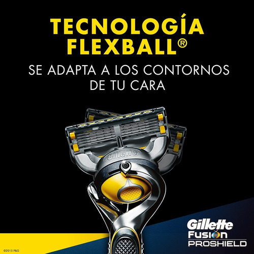 Imagen 7 de 10 de Repuestos para afeitar Gillette Fusion5 Proshield 4 u