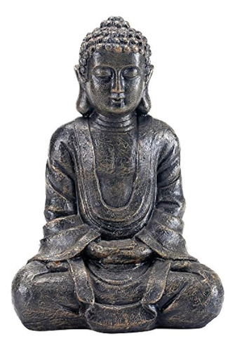12 Pulgadas Sentado Estatua De Buda Meditando  Figura Decora