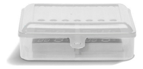 Caja Organizadora Plastica N°2 17x12x6cm Art8571 Colombraro Color Transparente