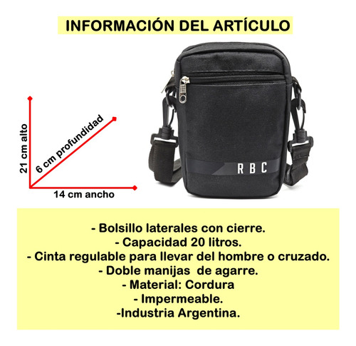 Imagen 4 de 7 de Morral Bandolera Cartera Shoulder Bag Chico 129