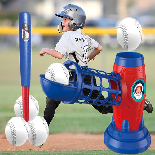 Máquina De Lanzamiento De Béisbol Rc Pop A Pitch Máquina De 