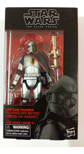 Capitan Phasma Black Series Star Wars (Usado)