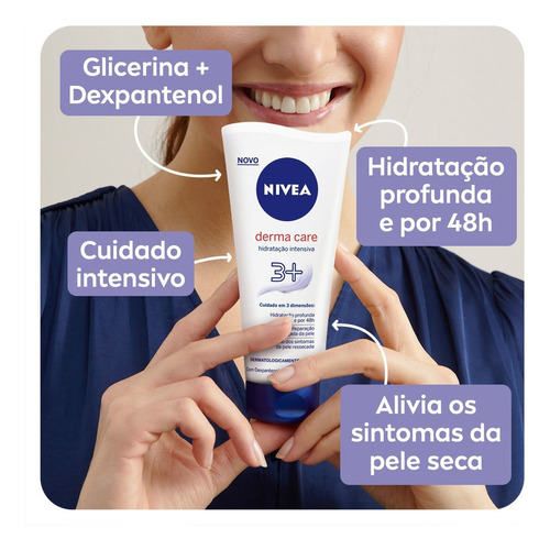 Tubão Grande Nive Hidratante Corporal Dermacare 200ml Nivea