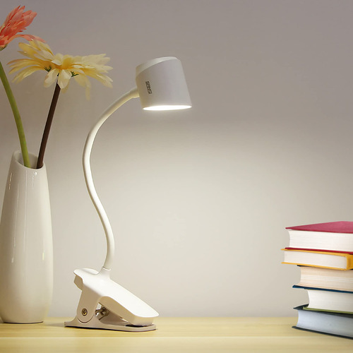 Sansi Luz Lectura Clip Lampara Escritorio Led Cuello Cisne 3