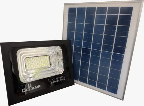 Reflector Lampara Led 100w Panel Solar 16w Alta Eficiencia