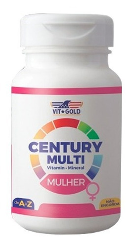 Multivitamínico Century Mulher - 90 Comprimidos - Vitgold