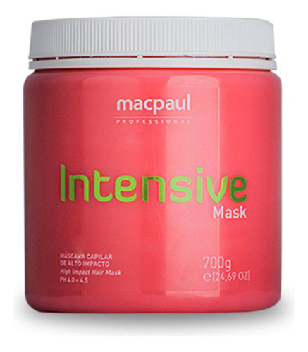 Máscara Hidratante Linha Intensive Mask Macpaul 700g