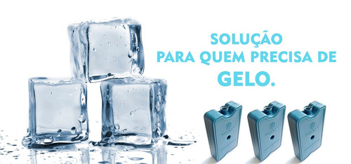 Gelo Reutilizável Para Pescaria 5 Placas 500 Ml