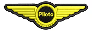 Patch Bordado Piloto Brevê 7x2,4cm