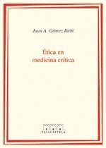 Etica En Medicina Critica - Gomez Rubi, J. A.