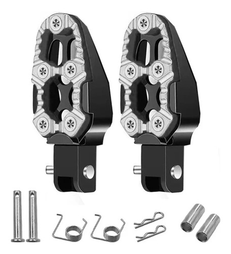 Pedalines Para Moto Universal Apoya Pies De Metal