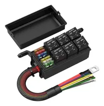 Comprar Caja De Relés De 12v Caja De Fusibles De Relé De 6vías 12awg