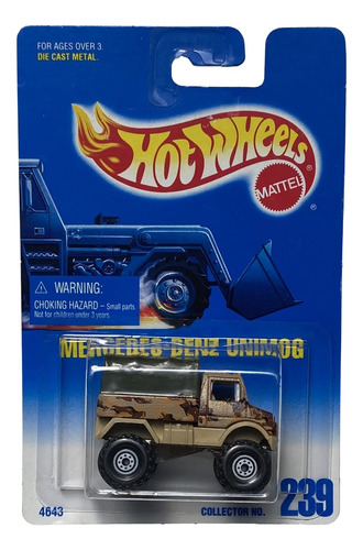 Hot Wheels 1992 Collector No. 239 - Mercedes-benz Unimog