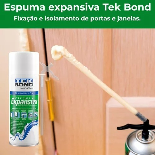 12 Espuma adhesiva de poliuretano expansiva Tekbond, 500 ml
