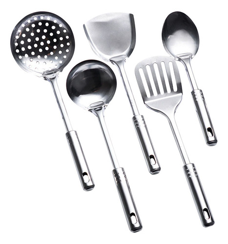 Juego De Utensilios De Cocina De Acero Inoxidable De 5 Pieza