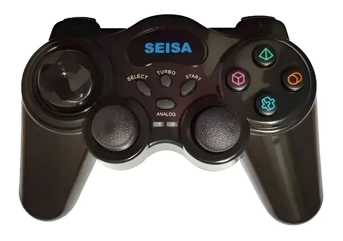 Joystick inalámbrico Seisa SJ-1009P negro
