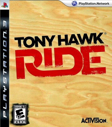 Jogo Tony Hawk Ride Playstation 3 Ps3 Mídia Fís Frete Grátis